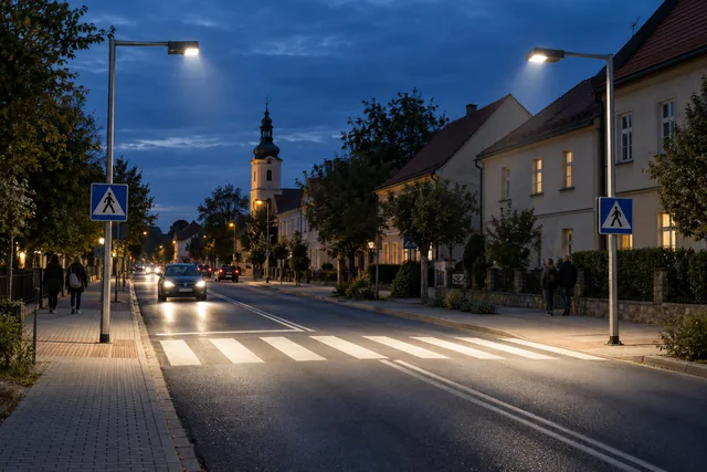 Przejścia dla pieszych — oświetlenie obiektu
